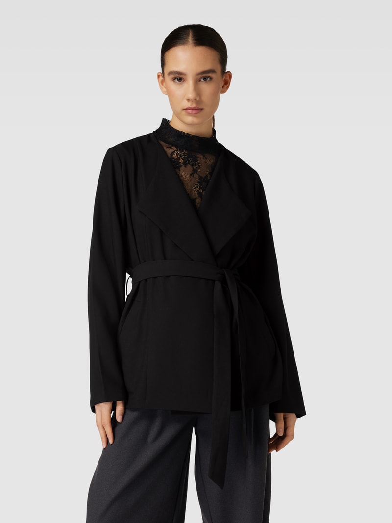 Blazer mit Reverskragen Modell 'BOSS' in black