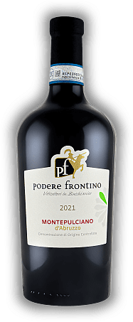Podere Frontino, Montepulciano D'Abruzzo, DOC, 2021, Abruzzen  Podere Frontino, Montepulciano D'Abruzzo, DOC, 2021, Abruzzen   Jahrgang 2021 - 0,75	 Liter - Vol 13,5%
