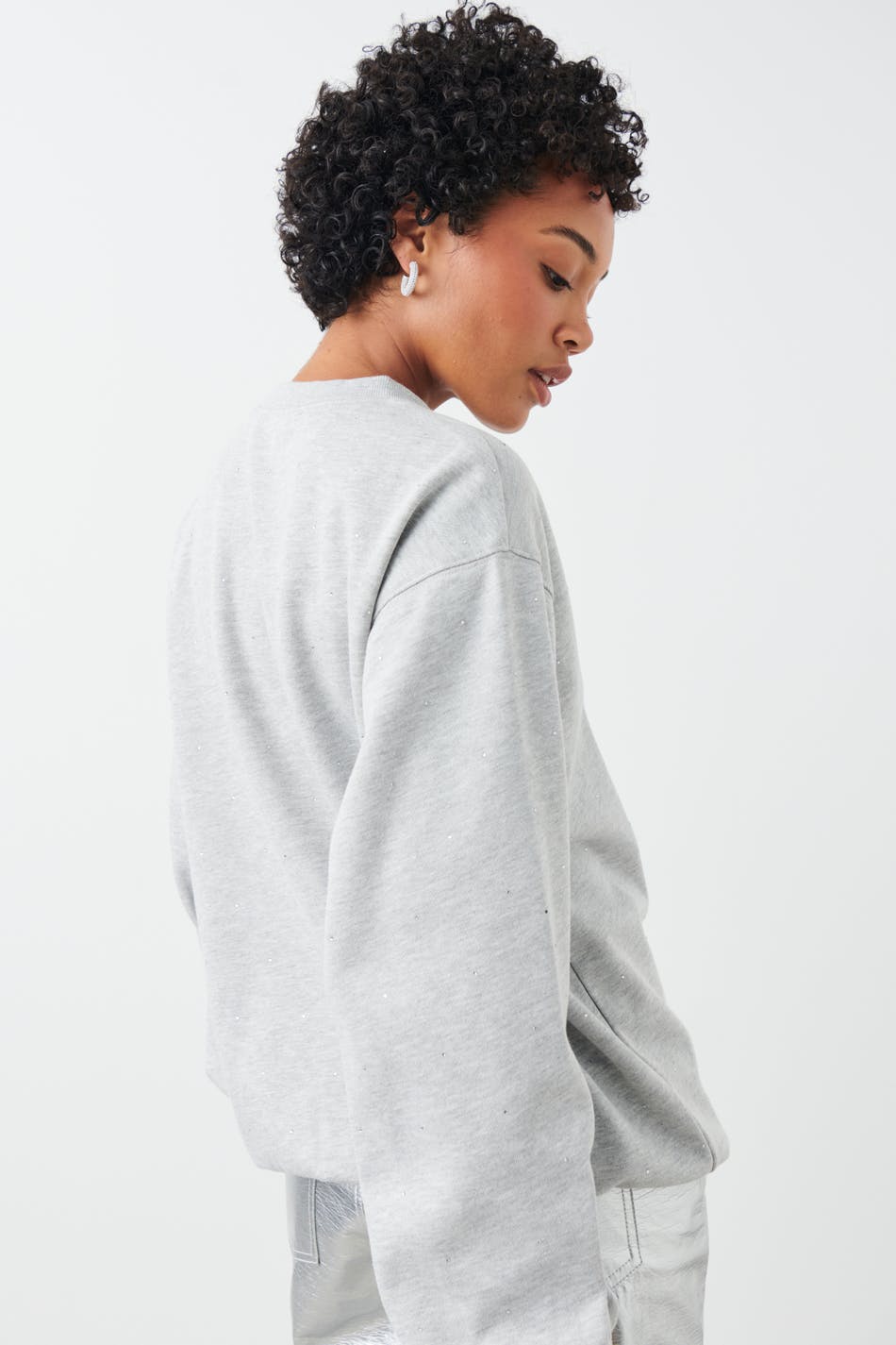 Rhinestone sweater