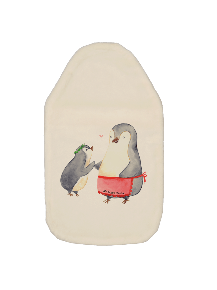 Mr. & Mrs. Panda Wärmflasche Pinguin mit Kind ohne Spruch in Weiß günstig kaufen onesize