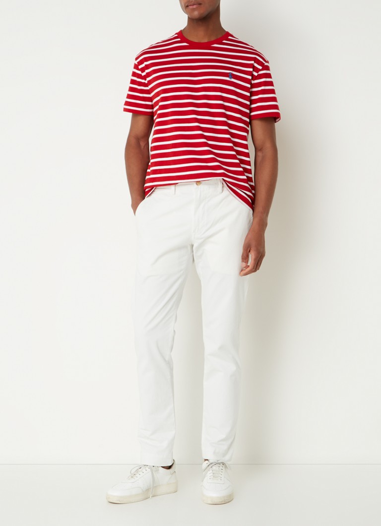 Ralph Lauren T-shirt with stripe print and logo embroidery
