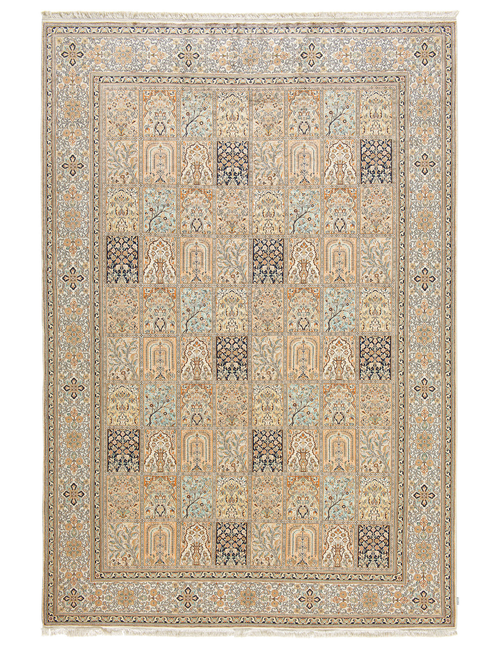 Kaschmir Seide 18/18 ca. 217 x 317 cm, Unikat / Einzelstück