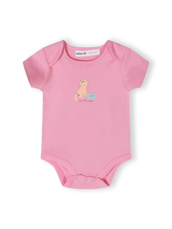 Minoti 4er. Set: Kurzarmbody 24babypack6 in lila günstig kaufen