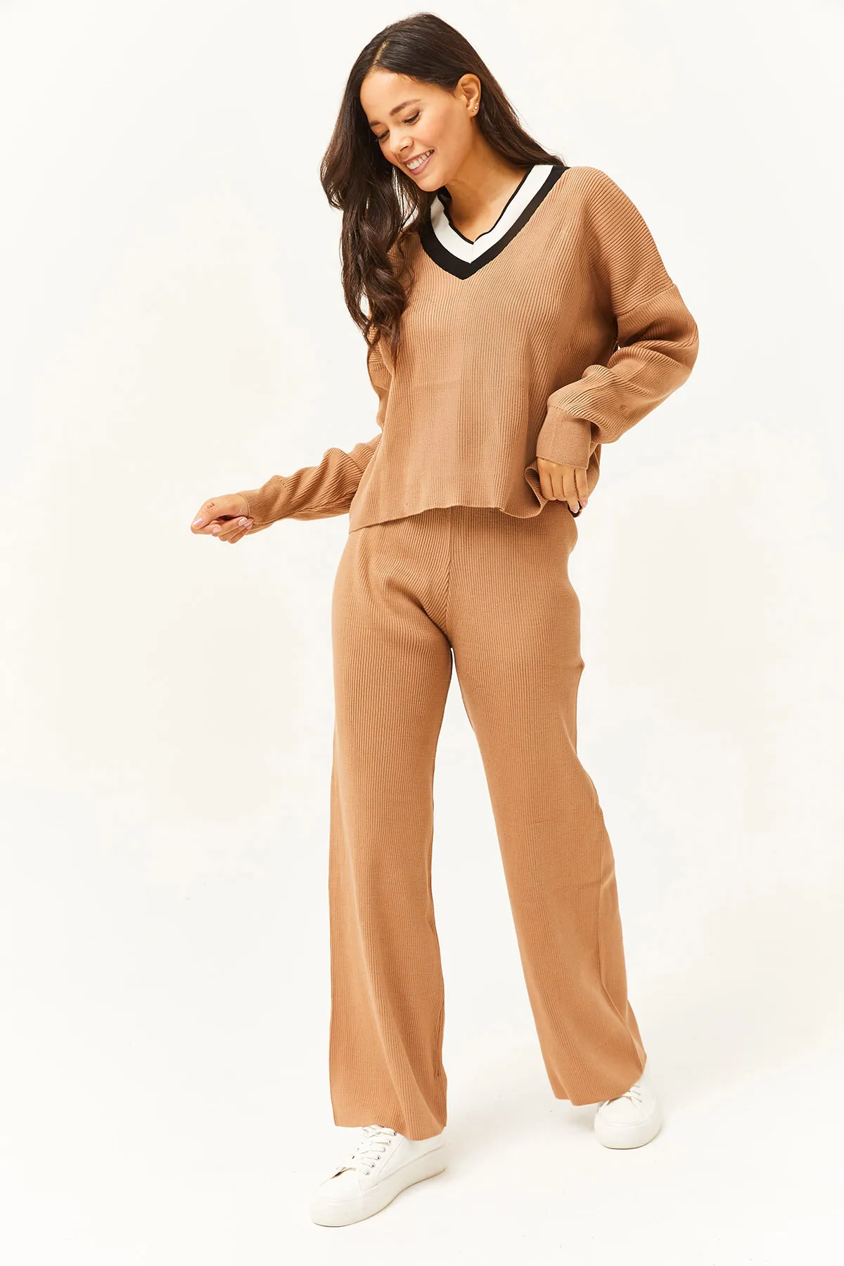 Olalook  Zweiteiler - Braun - Regular Fit