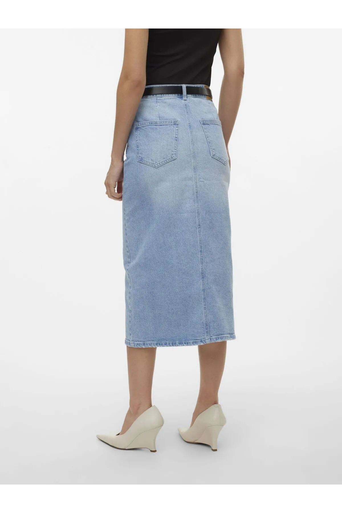 Vero Moda  Jeansrock Vmveri Langer Rock
