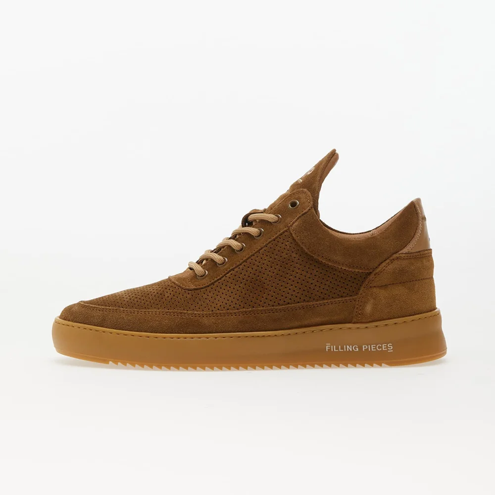 Filling Pieces Low Top Perforated Suede 10122791933 / braun