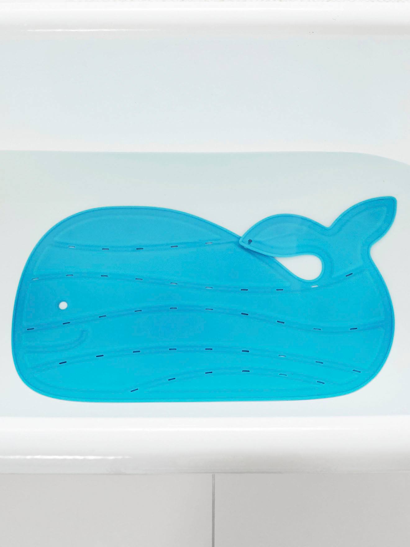 Tapis de bain baleine Moby SKIP HOP bleu