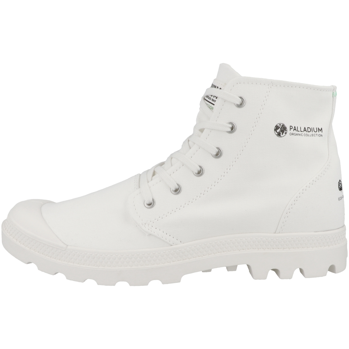 Palladium Pampa Hi Organic II Schnürboots weiss