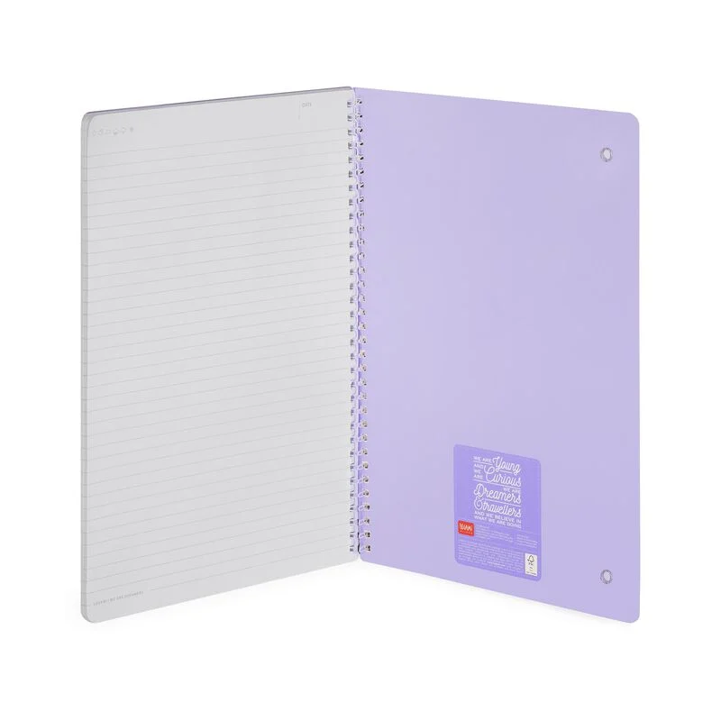 Cuaderno rayado - Maxi - Encuadernación en espiral - Formato A5