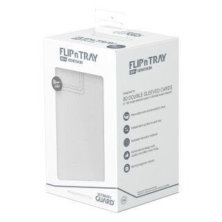 Ultimate Guard Flip`n`Tray 80+ XenoSkin Monocolor Weiß