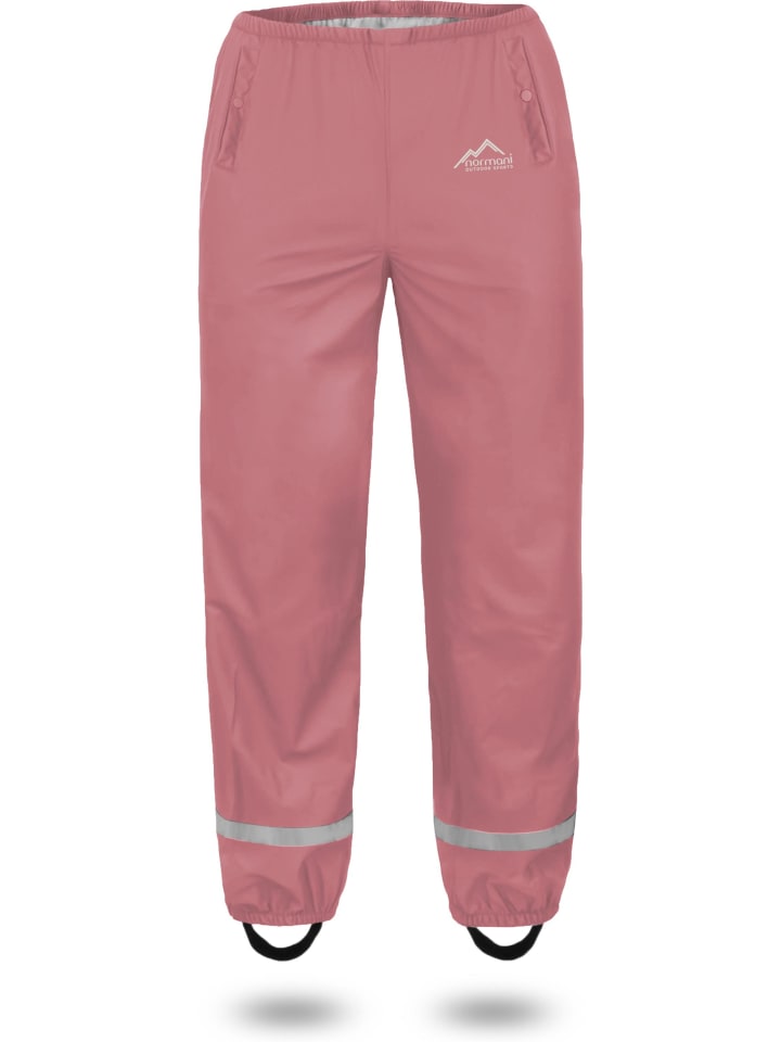 Normani Outdoor Sports Kinder Regenhose York in Rosa günstig kaufen