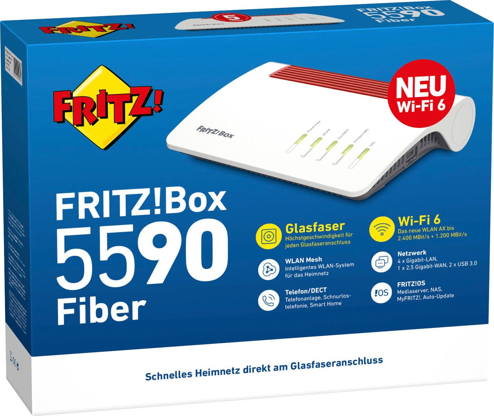 AVM FRITZ!Box 5590 Fiber WLAN-Router