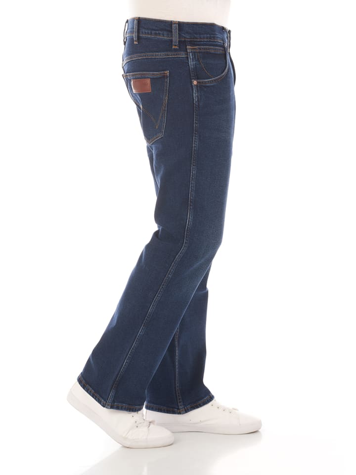 Wrangler Jeans Jacksville bootcut in Blau günstig kaufen