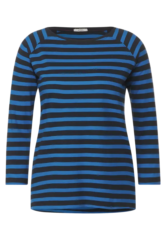 CECIL Slub Streifenshirt