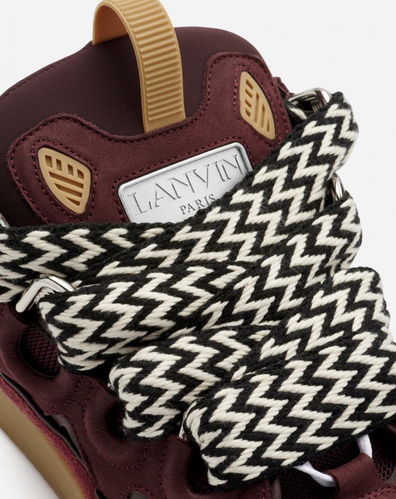SNEAKERS CURB EN CUIR
