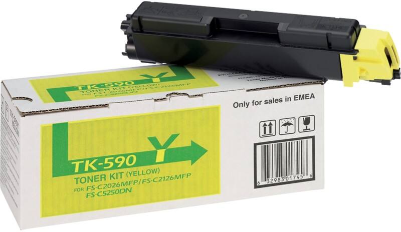 Kyocera TK-590Y Original Tonerkartusche Gelb