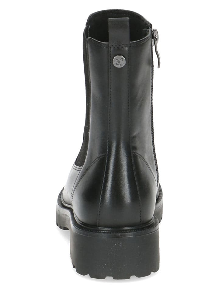 Caprice Leder-Boots in Schwarz günstig kaufen