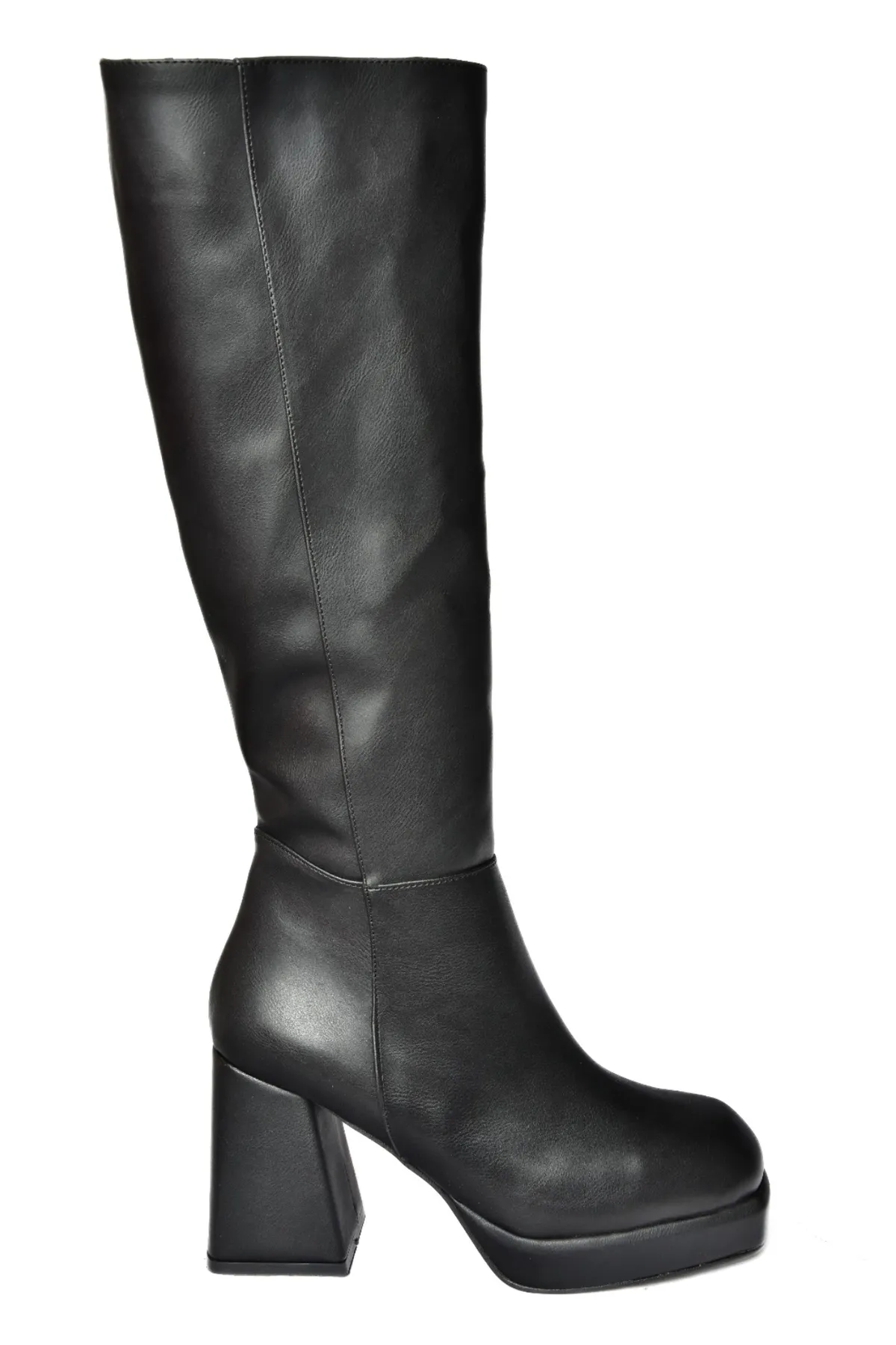 Fox Shoes  Schwarze Damenstiefel mit Plateauabsatz L282390109
