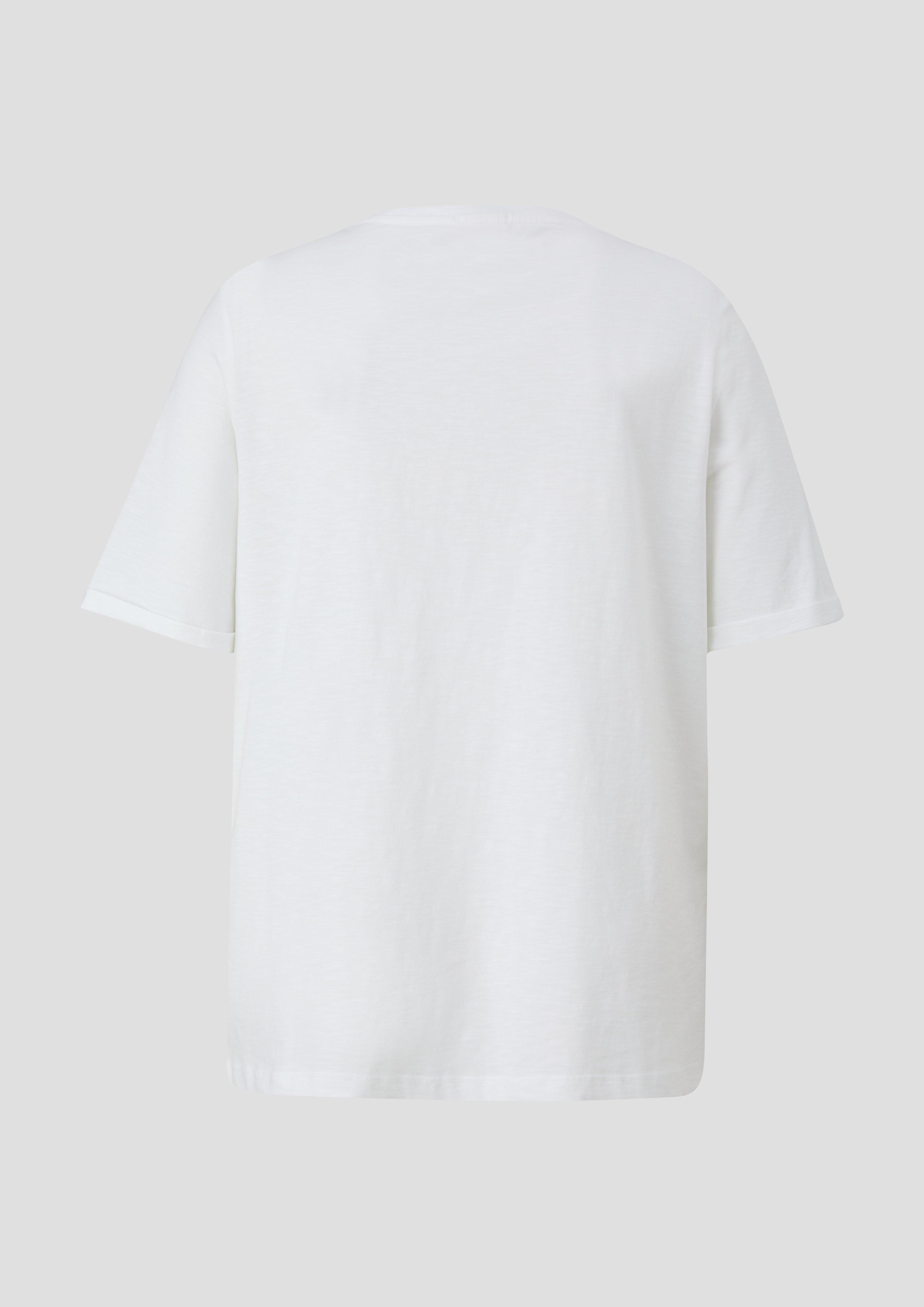 T-Shirt mit Umschlag am Ärmel  2151512-0100