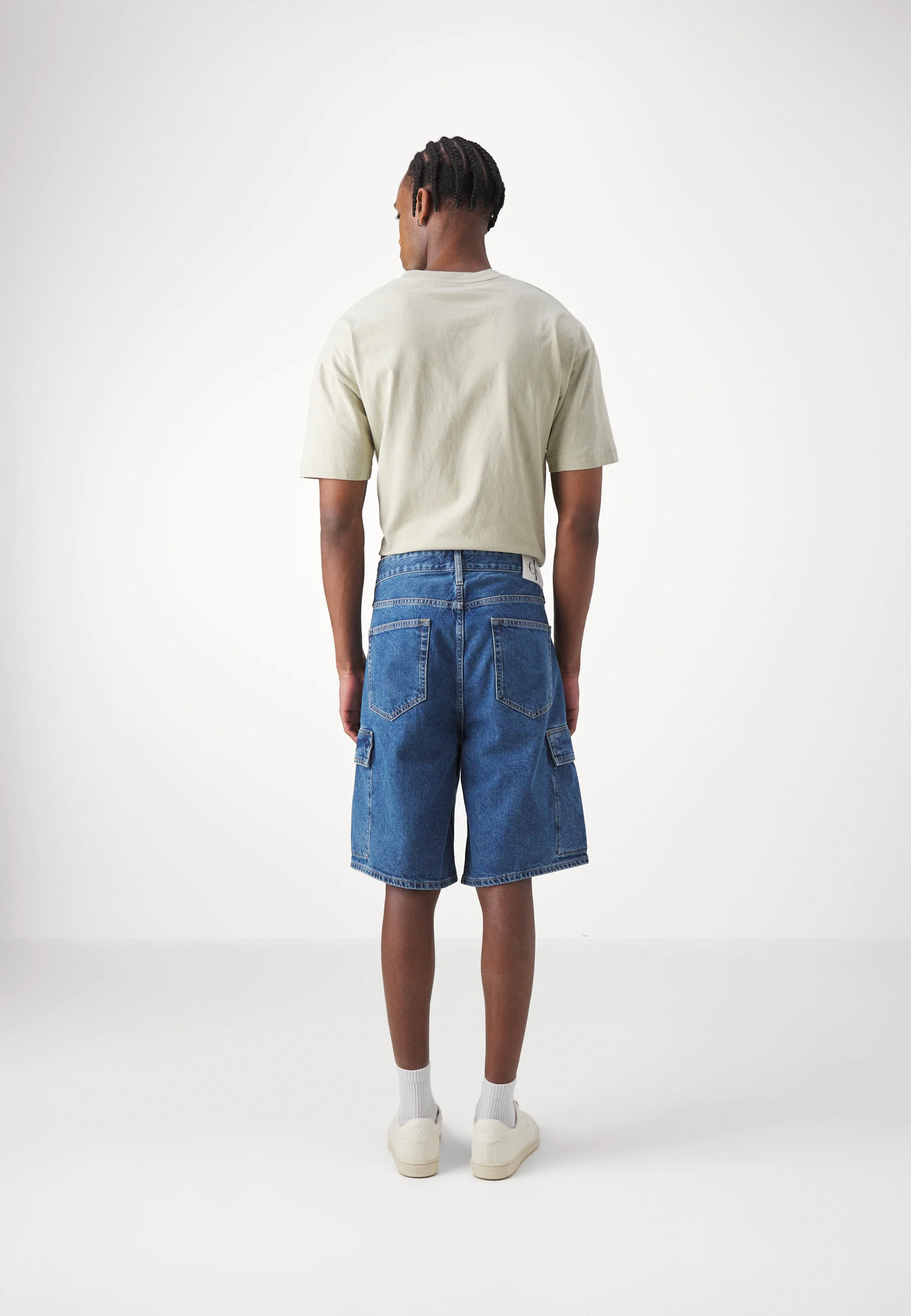 Calvin Klein Jeans LOOSE - Pantalones cortos vaqueros