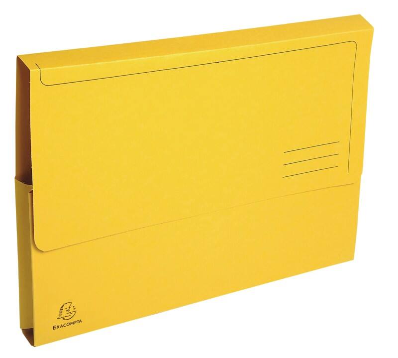 Exacompta Dokumentenmappe 46979E DIN A4 Karton 24 (B) x 32 (H) cm Gelb 100 Stück
