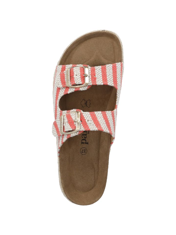 palado Pantoletten in weiß rot günstig kaufen