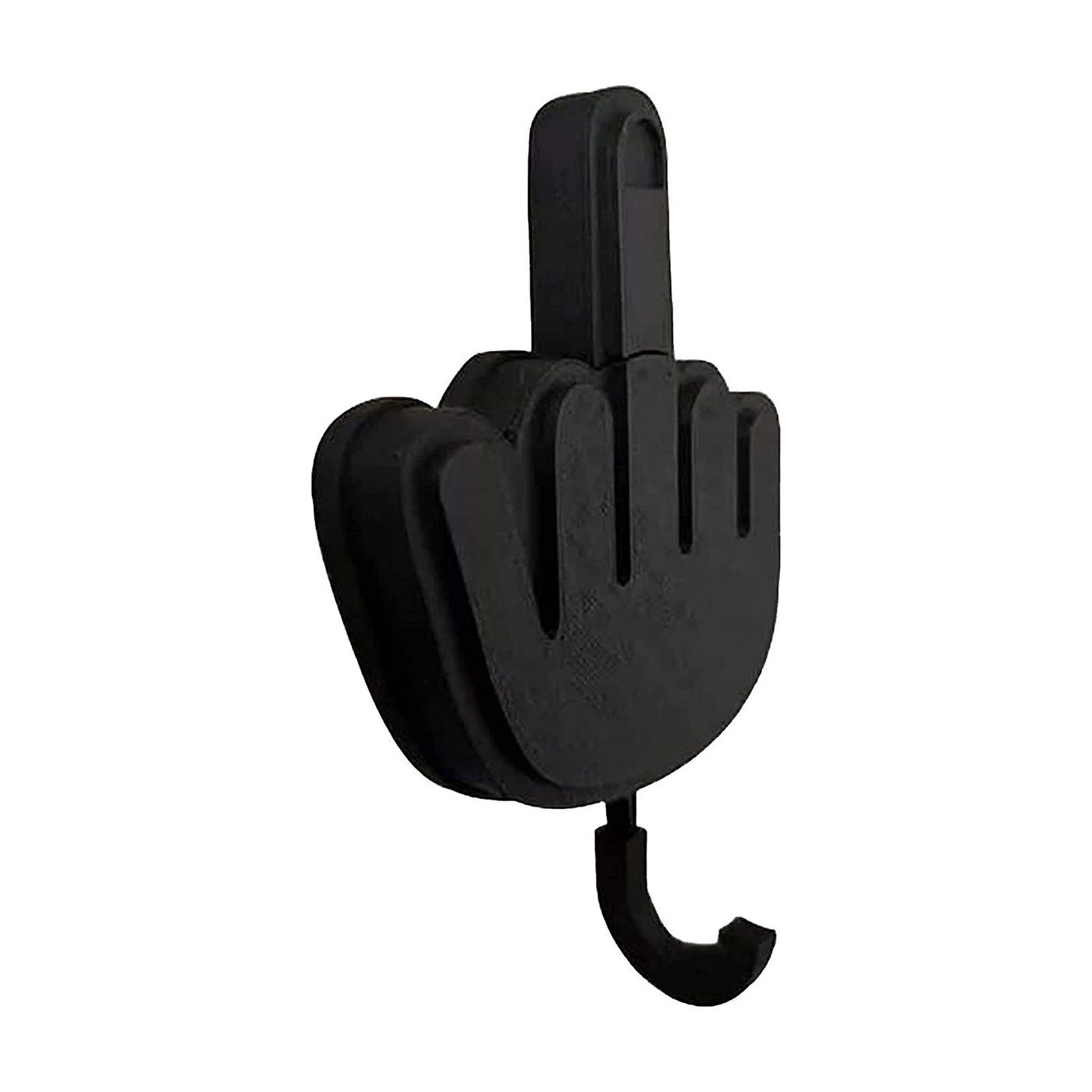 EBUY Wandhaken Selbstklebender Schlüsselhaken für den Mittelfinger, (1-St)
