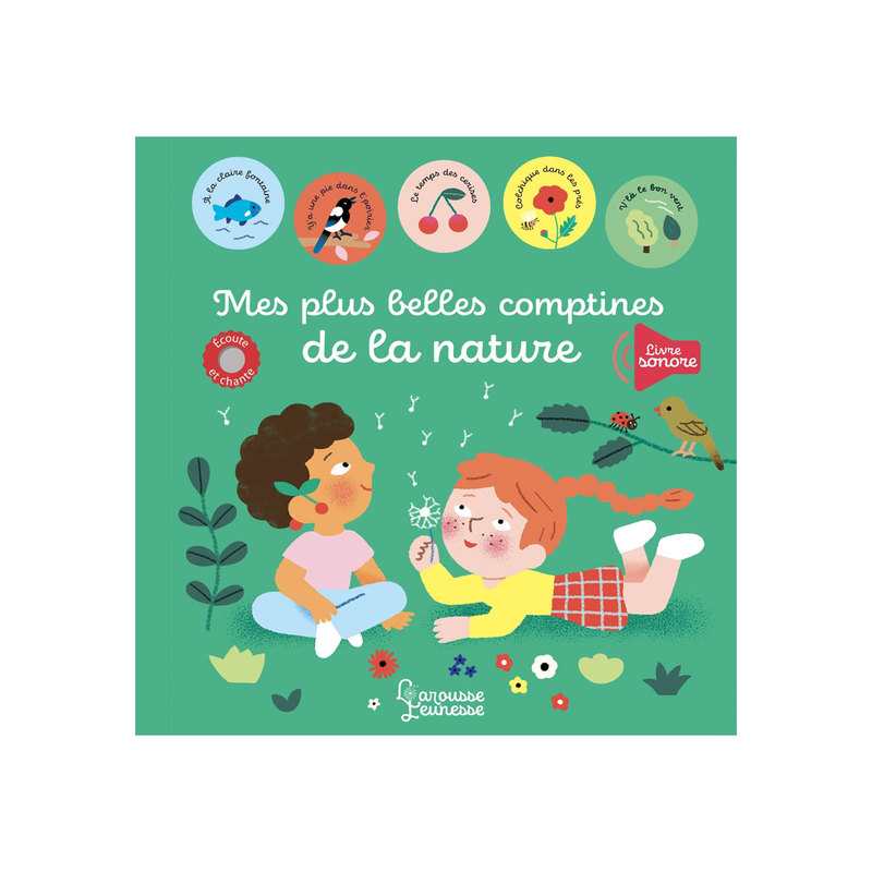 Livre Mes plus belle comptines, La nature - Larousse Jeunesse