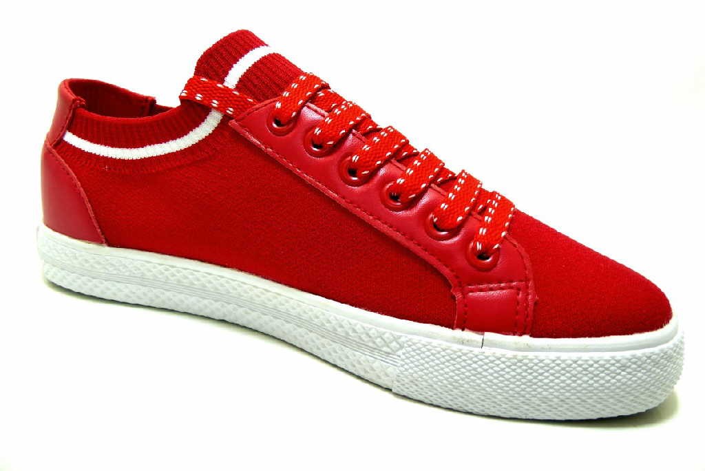 WESTLAND Freizeit Schnürer rot Schlupf-Sneaker