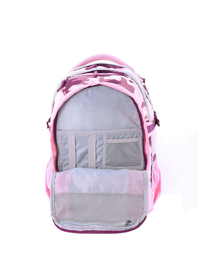 2Be Schulrucksack in pink-weinrot günstig kaufen onesize