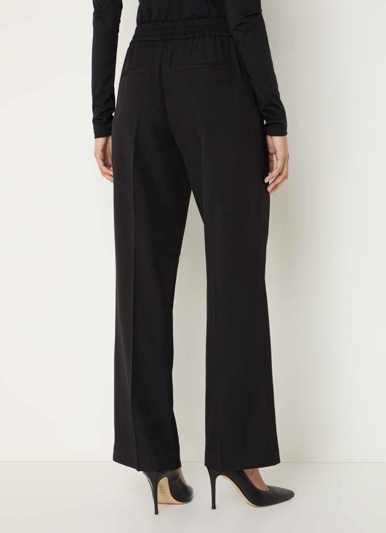 Pantaloni Flora de la Fifth House, cu croială dreaptă, talie medie și talie elastică.