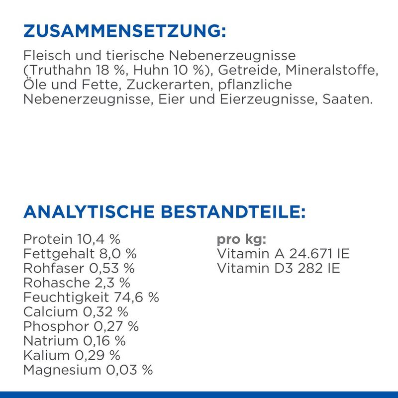 Hill's Science Plan Kitten & Mother Tender Mousse mit Huhn und Truthahn