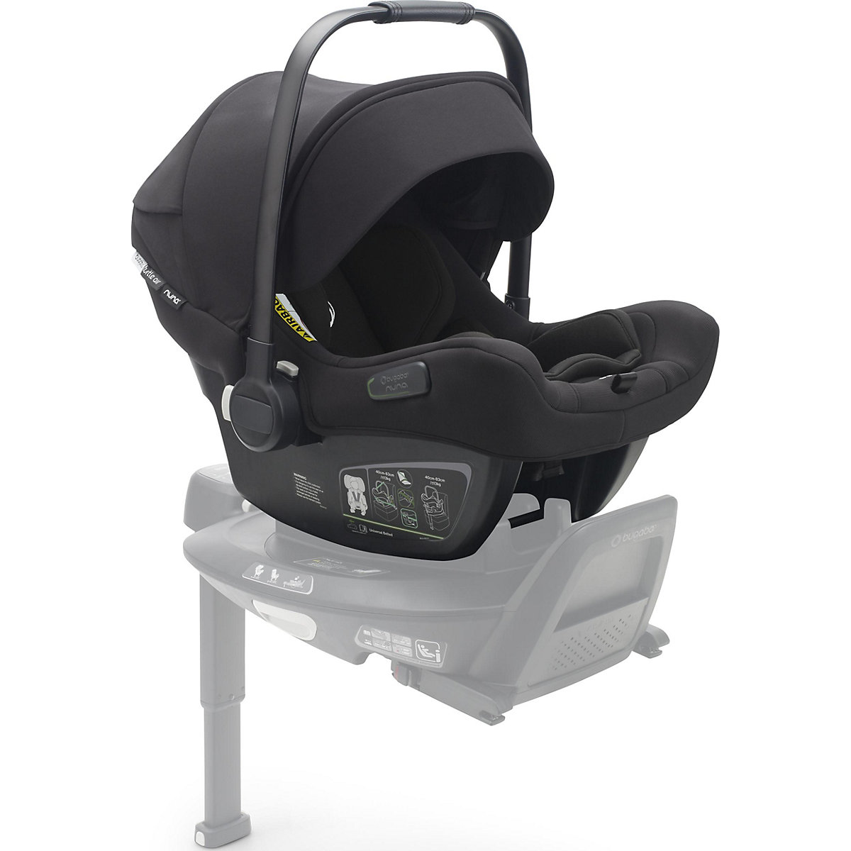 Babyschale Turtle Air by Nuna , schwarz