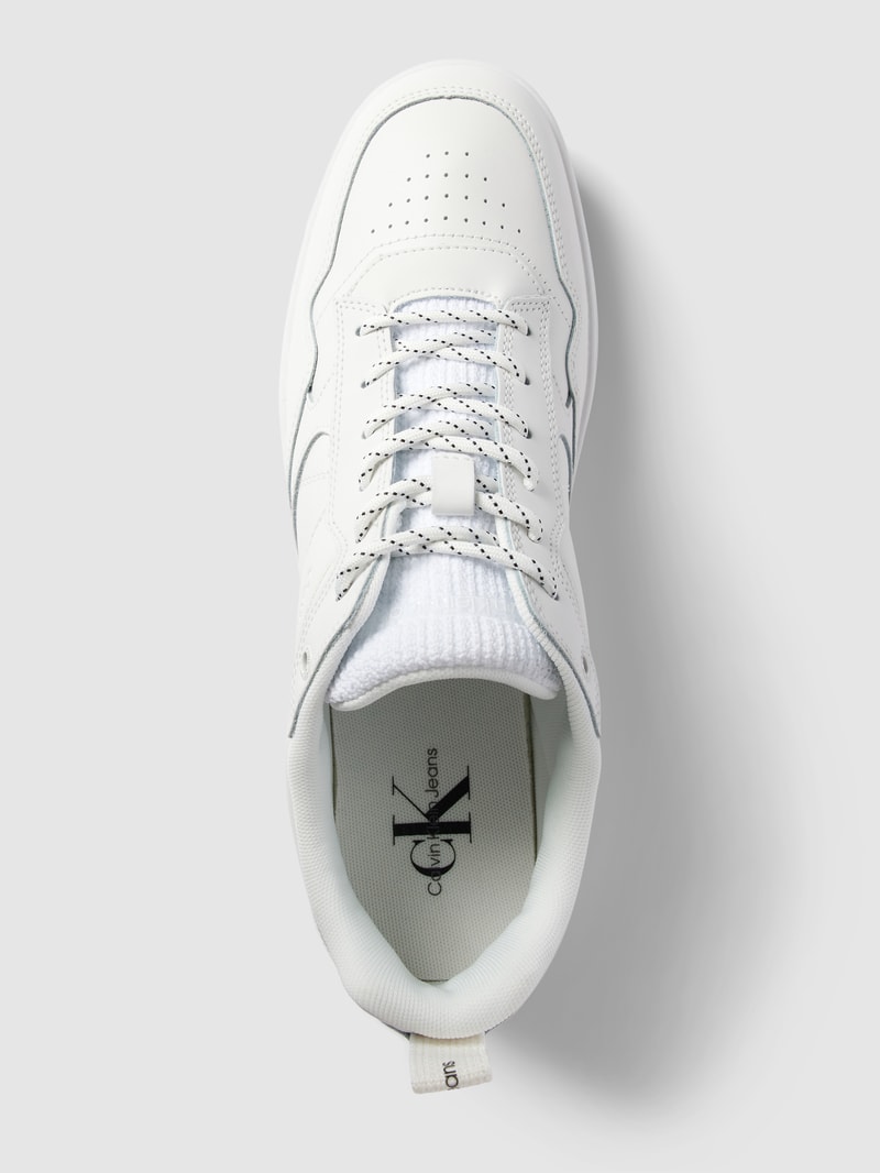 Sneaker mit Label-Details Modell 'CUPSOLE' in weiss