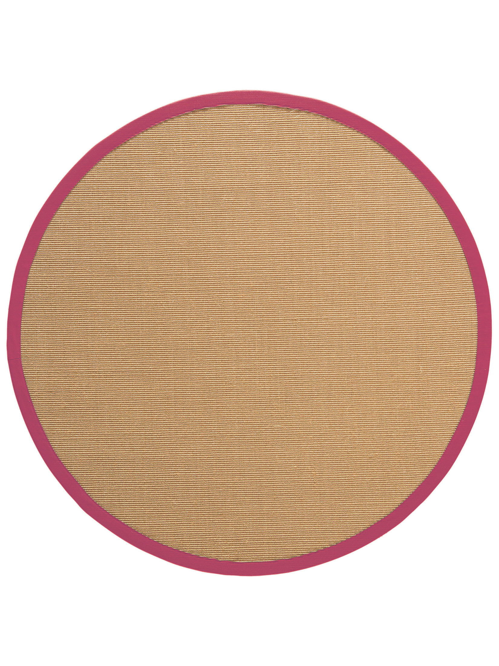 Aruba Nature Sisal-Teppich, Fuchsia
