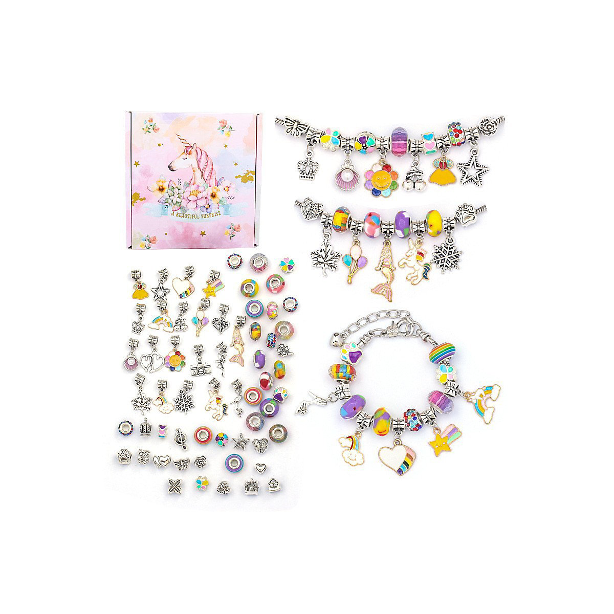 DIY Armbänder Set Schmuck-Bastelsets für Mädchen