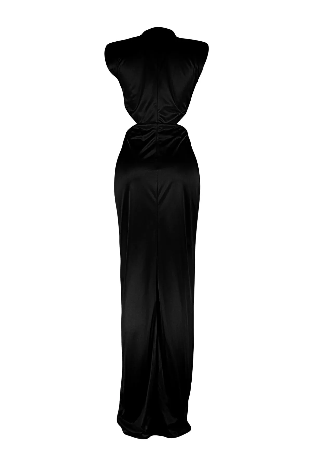 Trendyol Collection  Schwarzes langes Abendkleid TPRSS23AE00157