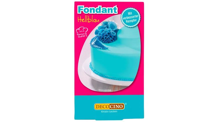 DECOCINO Fondant Hellblau