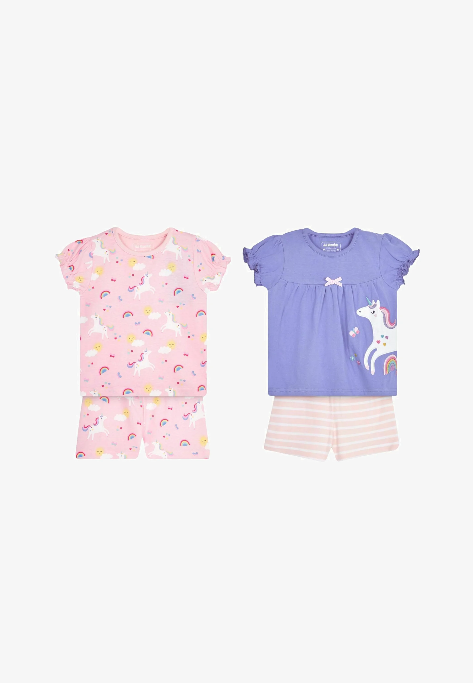 JoJo Maman Bébé 2-PACK UNICORN REGULAR FIT - Pijamas