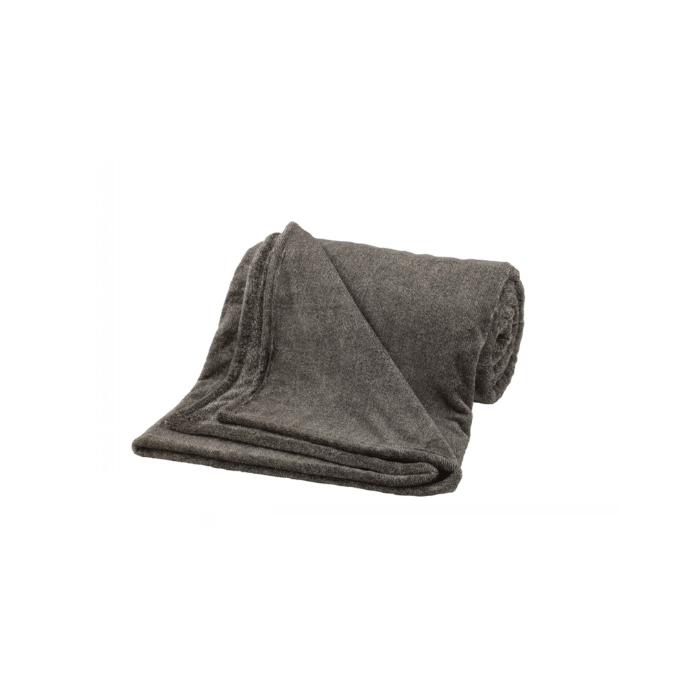 Kuscheldecke Melange braun