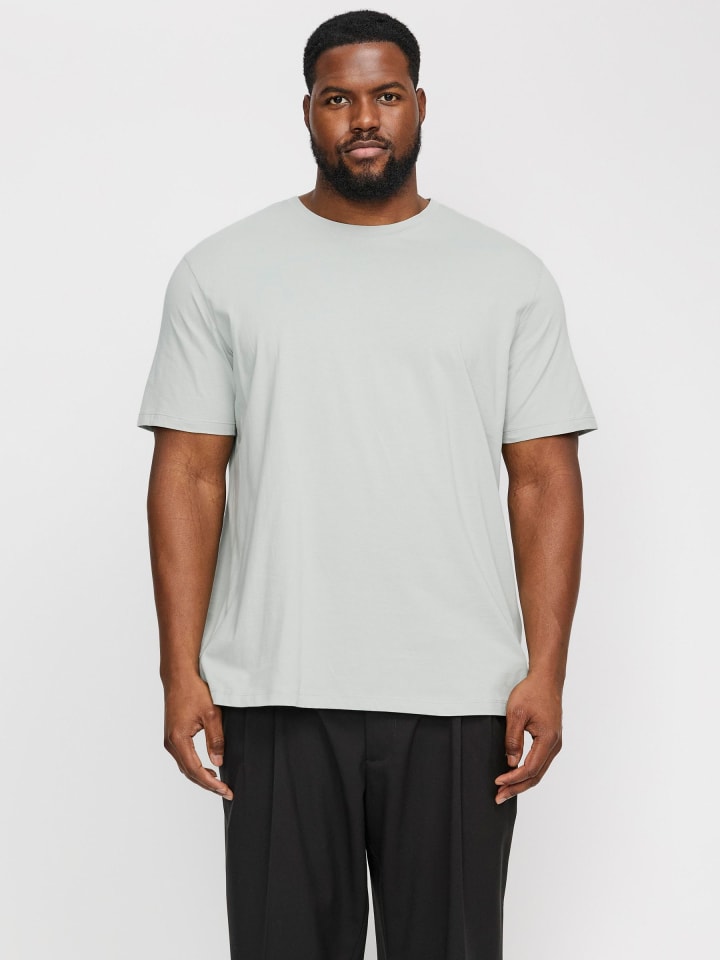 JACK & JONES PLUS T-shirt in Puritan Gray günstig kaufen