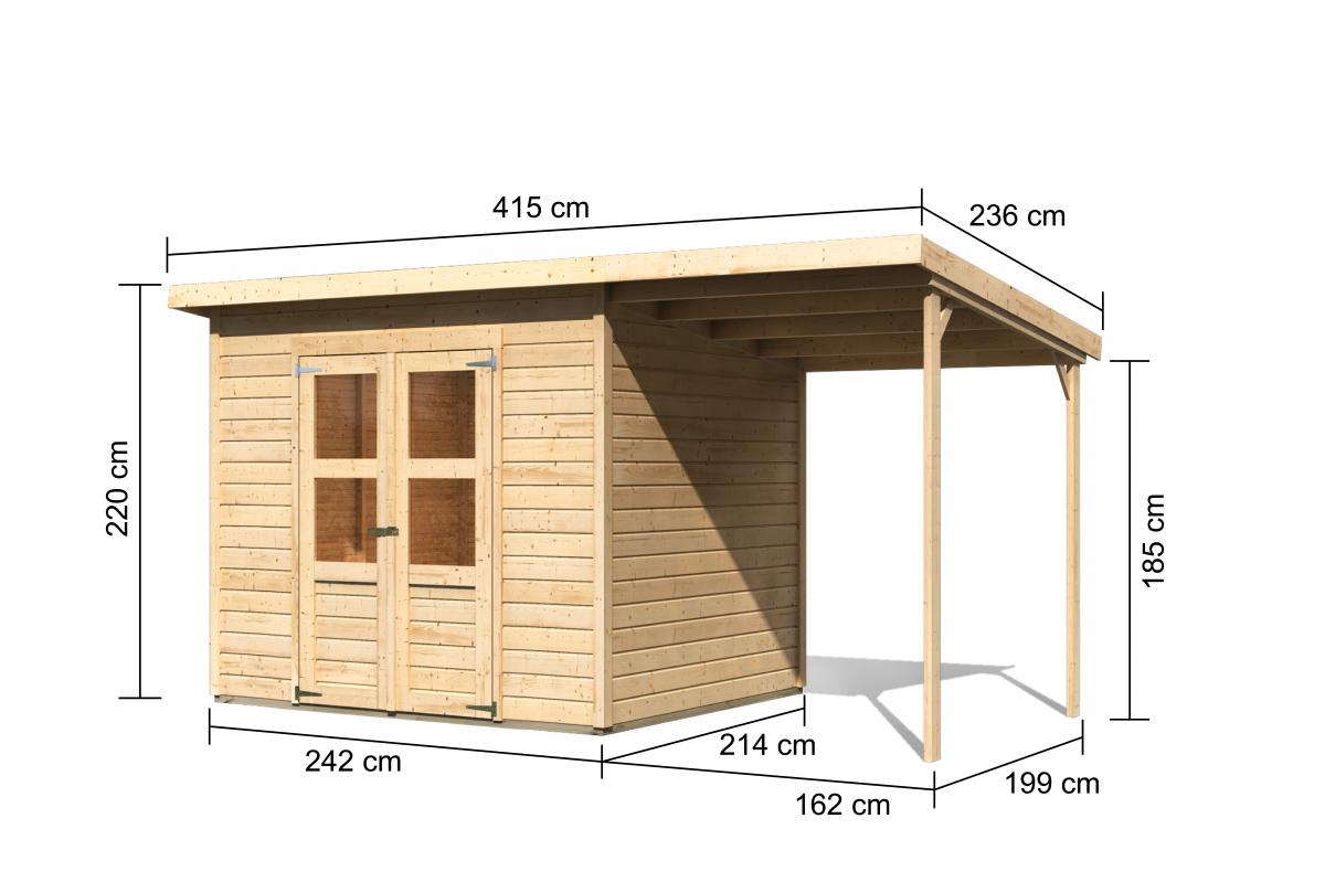 Woodfeeling Gartenhaus Schönefeld 5