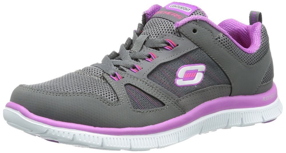 SKECHERS Freizeit Schnürer grau