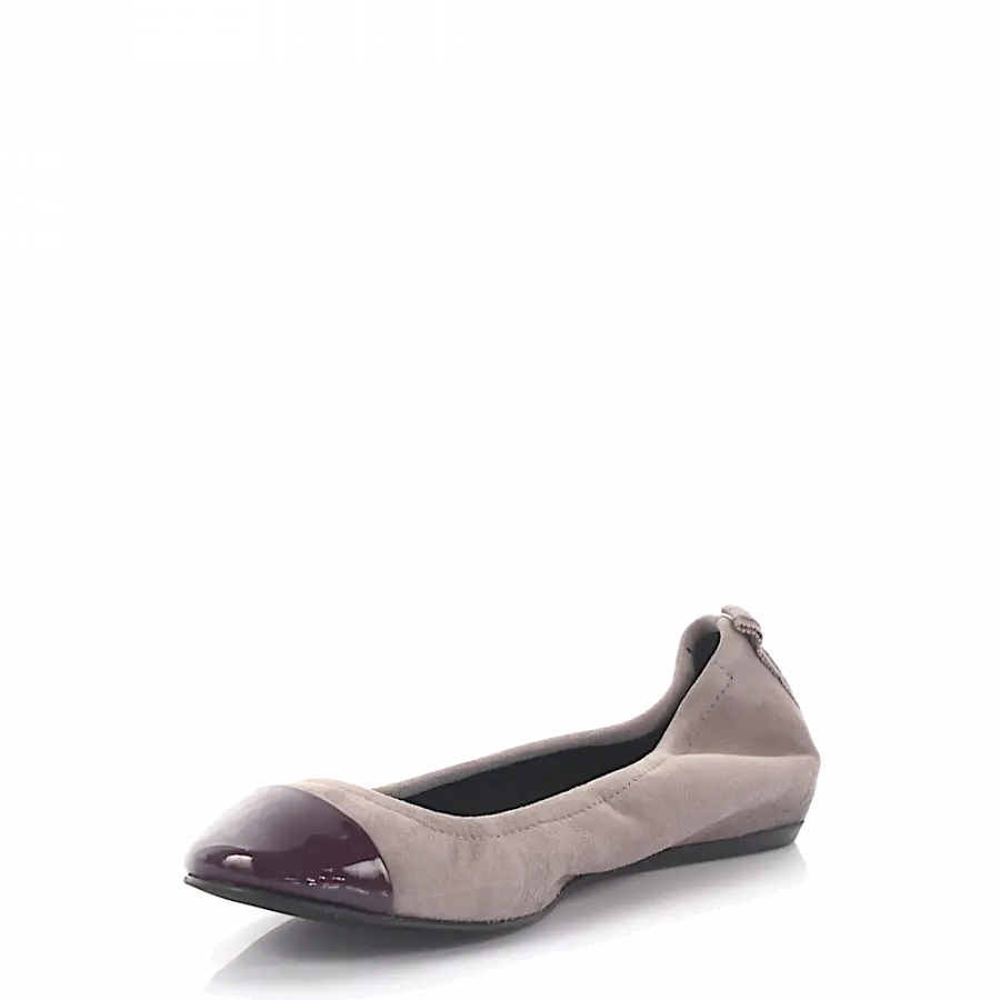 Lanvin - Ballerinas Veloursleder grau - grau