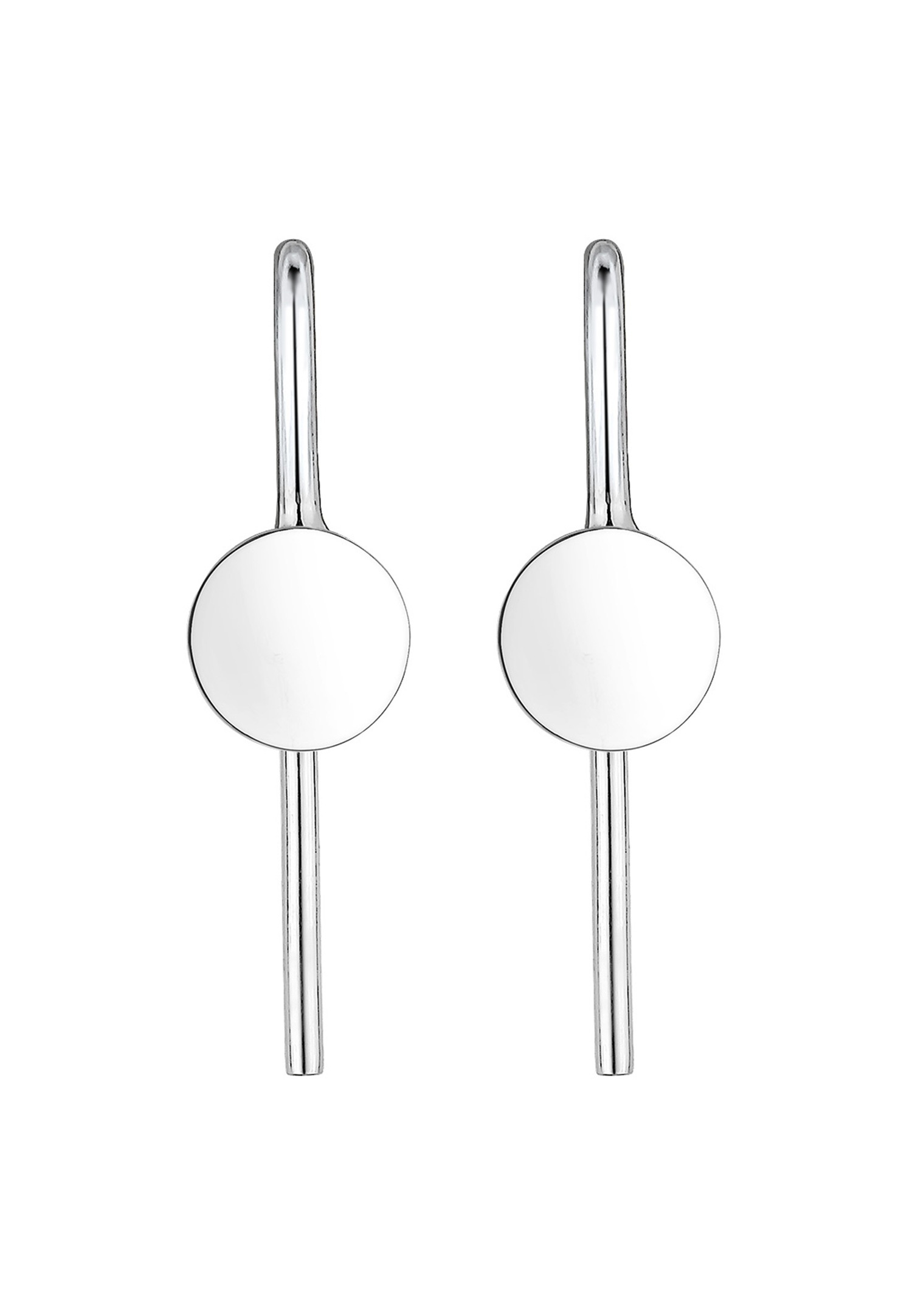 Elli Géo Basic Minimal ženske naušnice - (925/1000) srebro