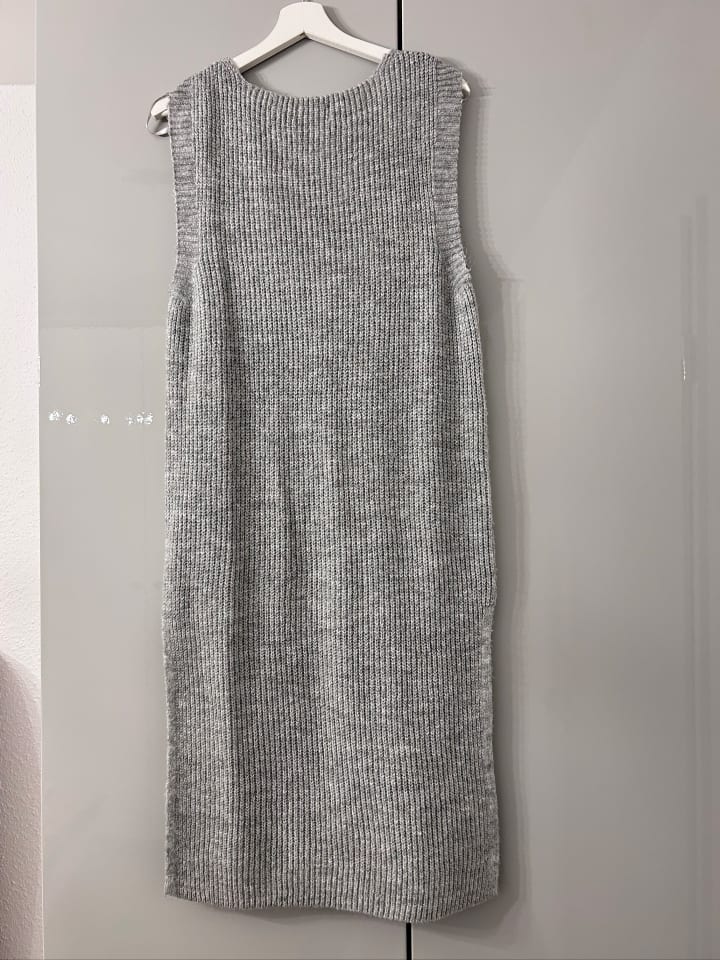 ONLY Strickkleid in Grau günstig kaufen M
