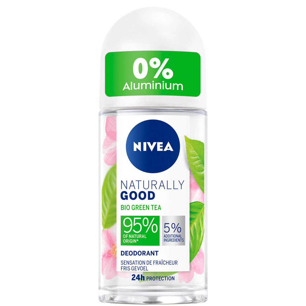 nivea NATURALLY GOOD - Bille Green Tea Bio Déodorant femme