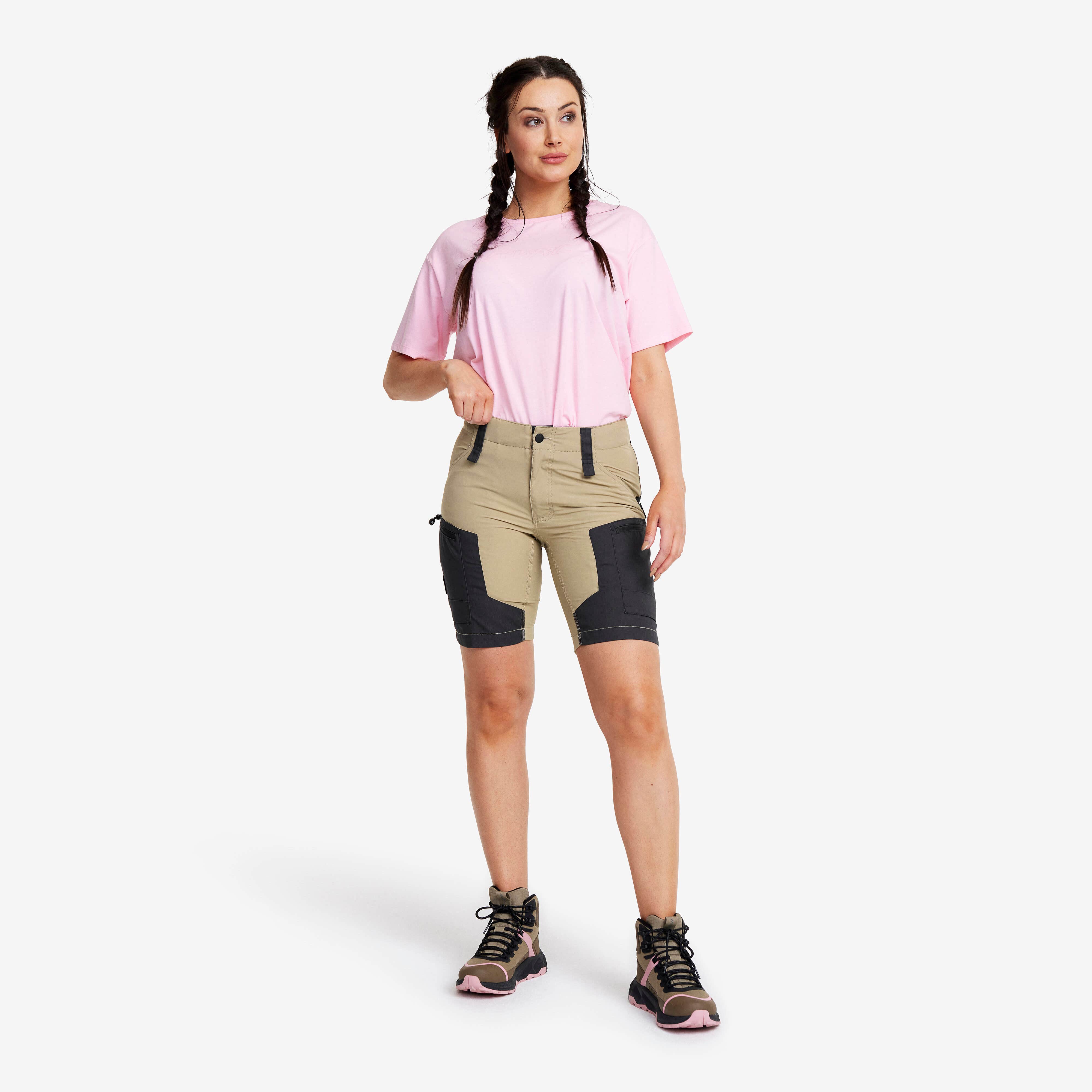RVRC GP Shorts Femme Khaki