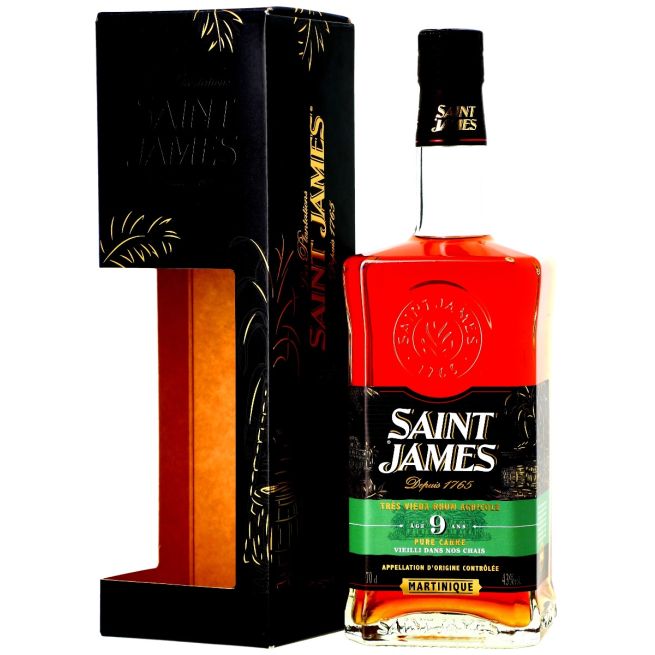 Saint James, Rhum Vieux, 9 ans 43°