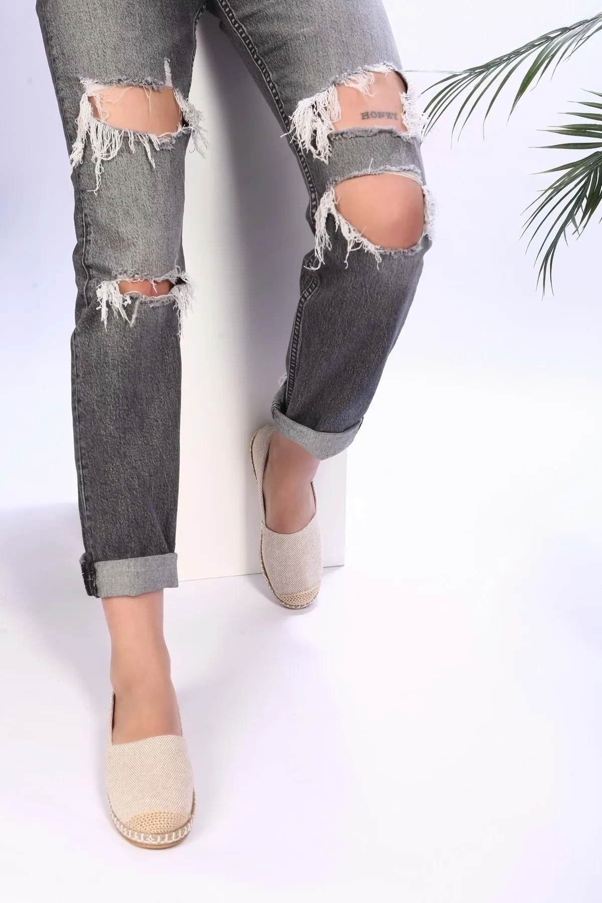 Shoeberry  Lurica Ten Leinen-Espadrille für Damen